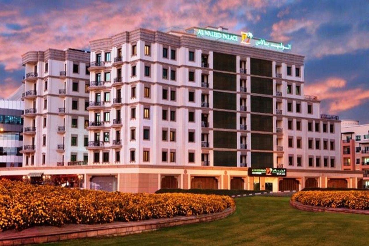 Al Waleed Palace Hotel Apartment Al Barsha Dubai Exterior foto
